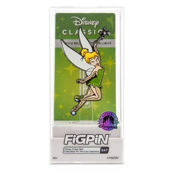 Disney Parks 2022 Tinker Bell Peter Pan FIGPIN #647 LR Pin - NEW - Picture 1 of 4